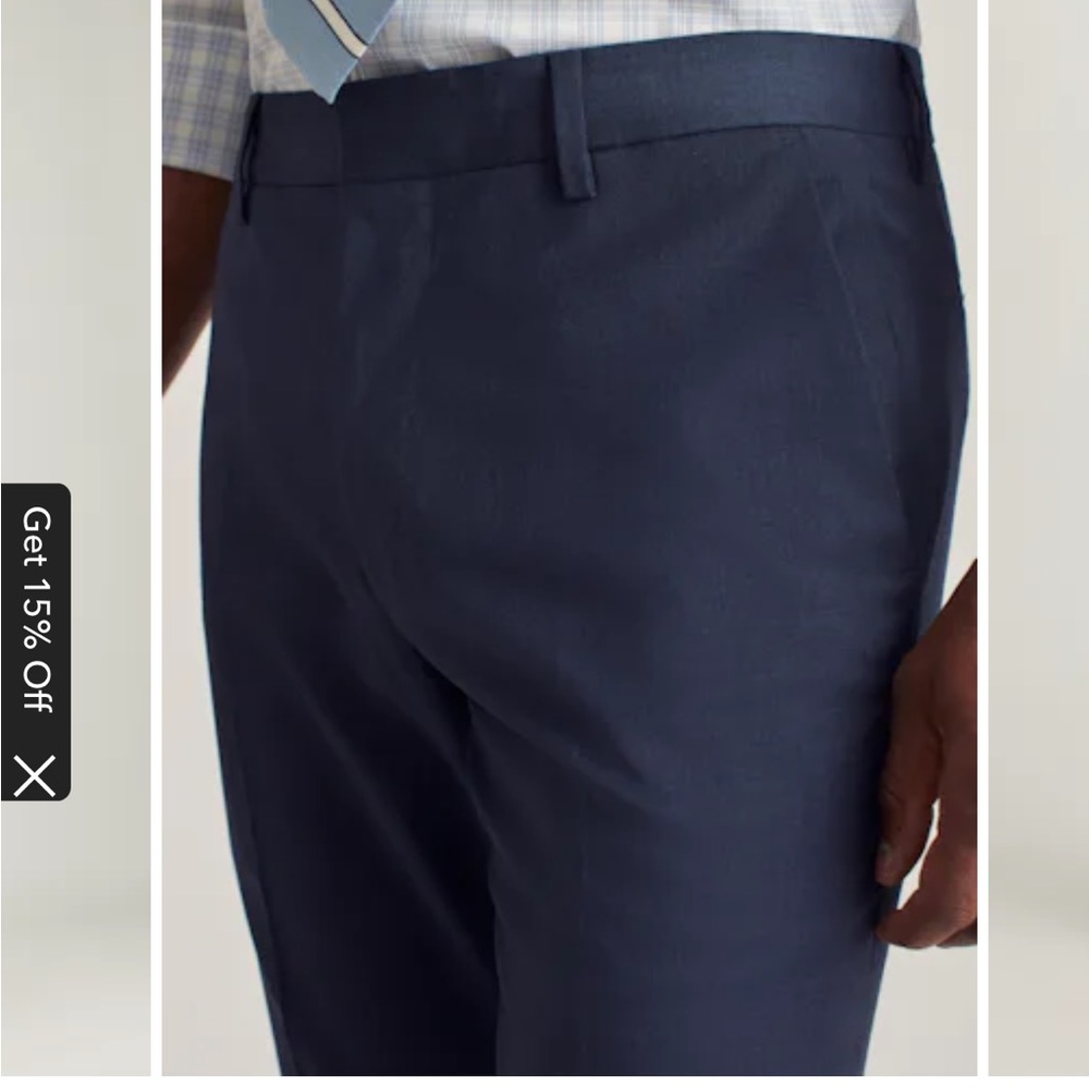 Bonobos navy Marzotto dress pant size 35